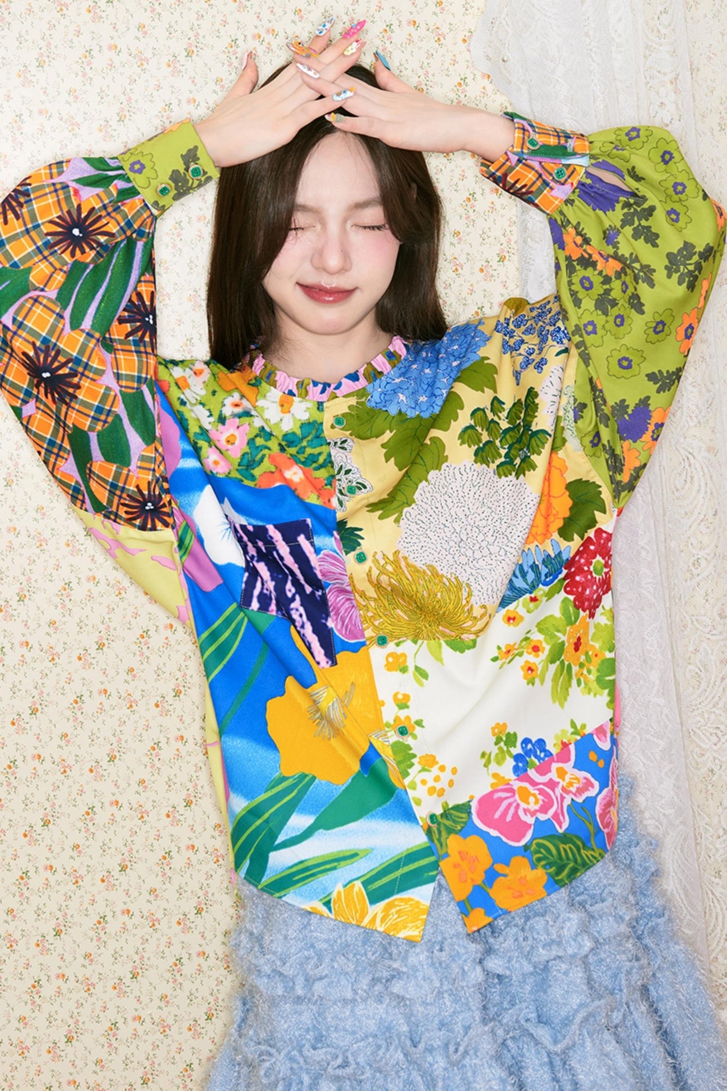 Floral Long Shirt