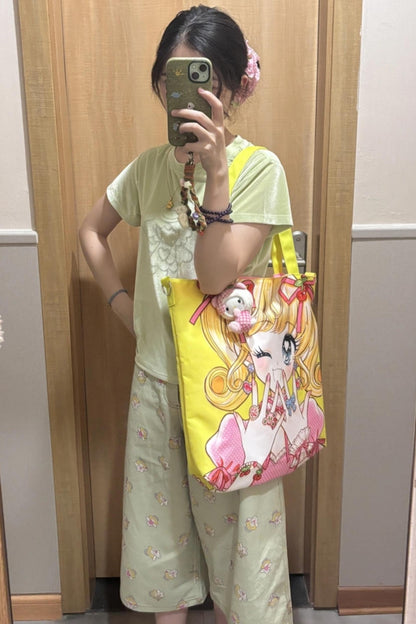 Light Green Velvet Tee