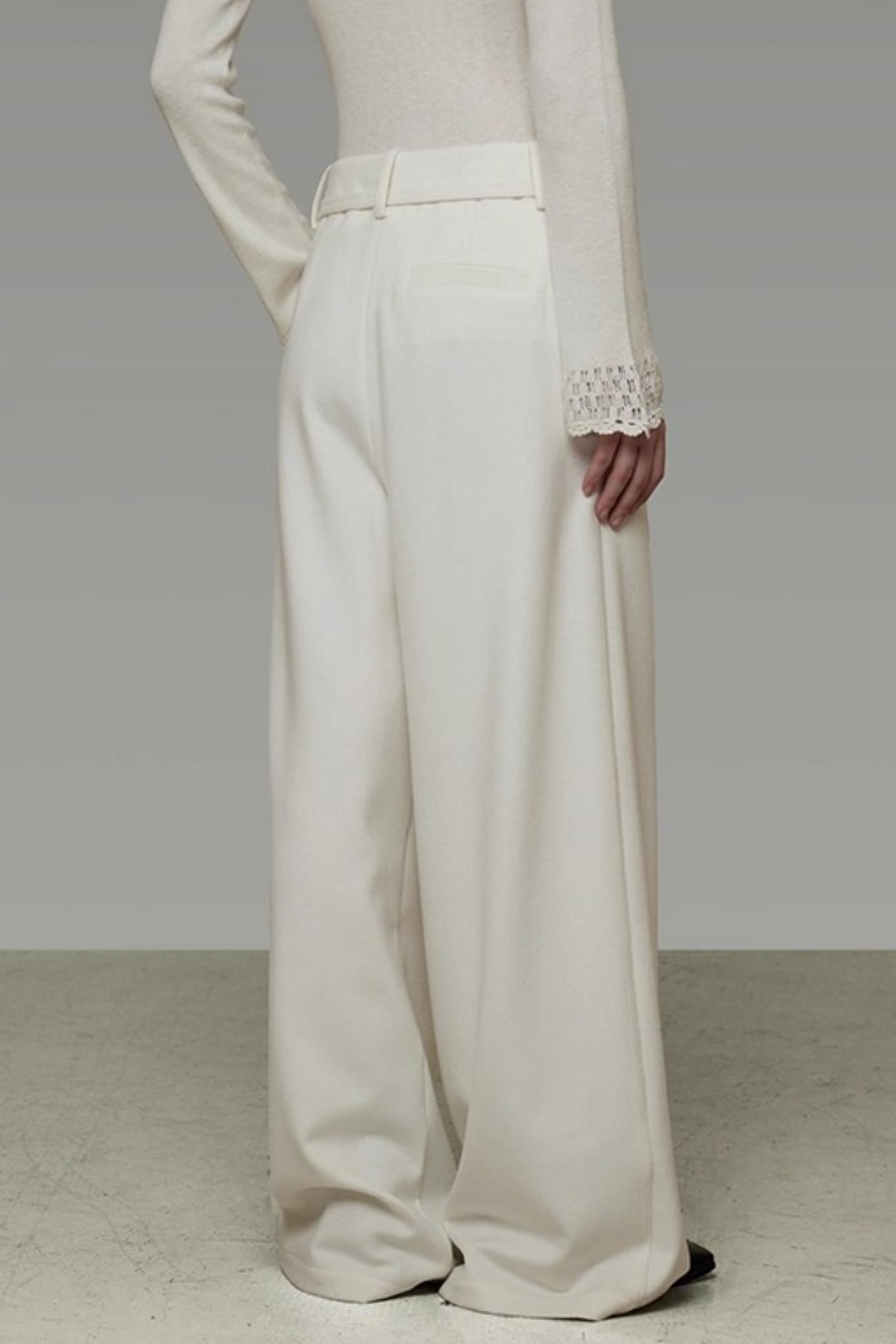 Drapey Wide-Leg Pants