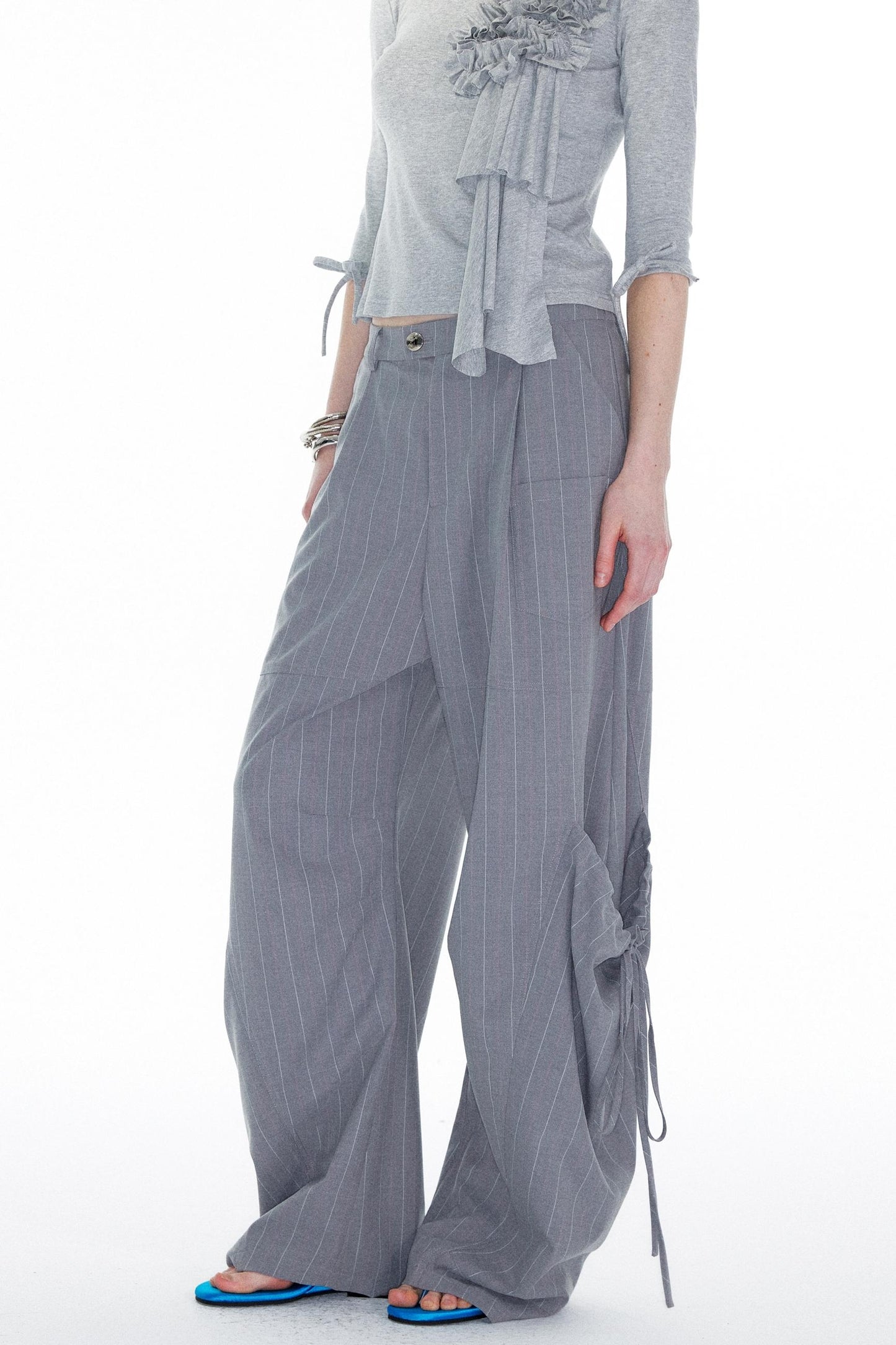 Big Pocket Lace-Up Machete Pants