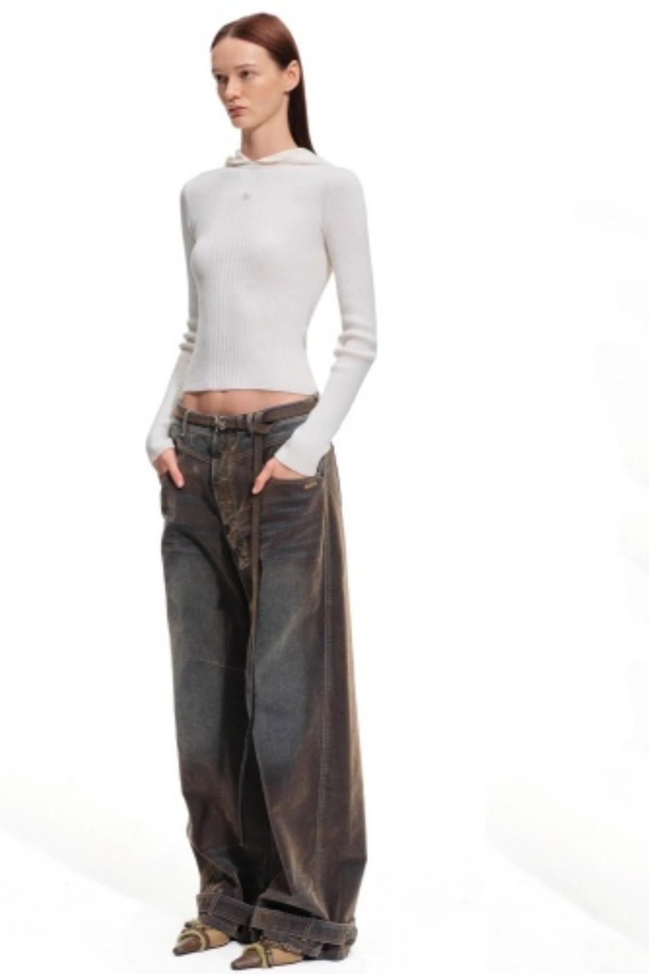 Dawn Light Hooded Knit Sweater