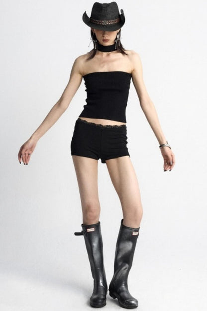 Reversible Green Halter Top