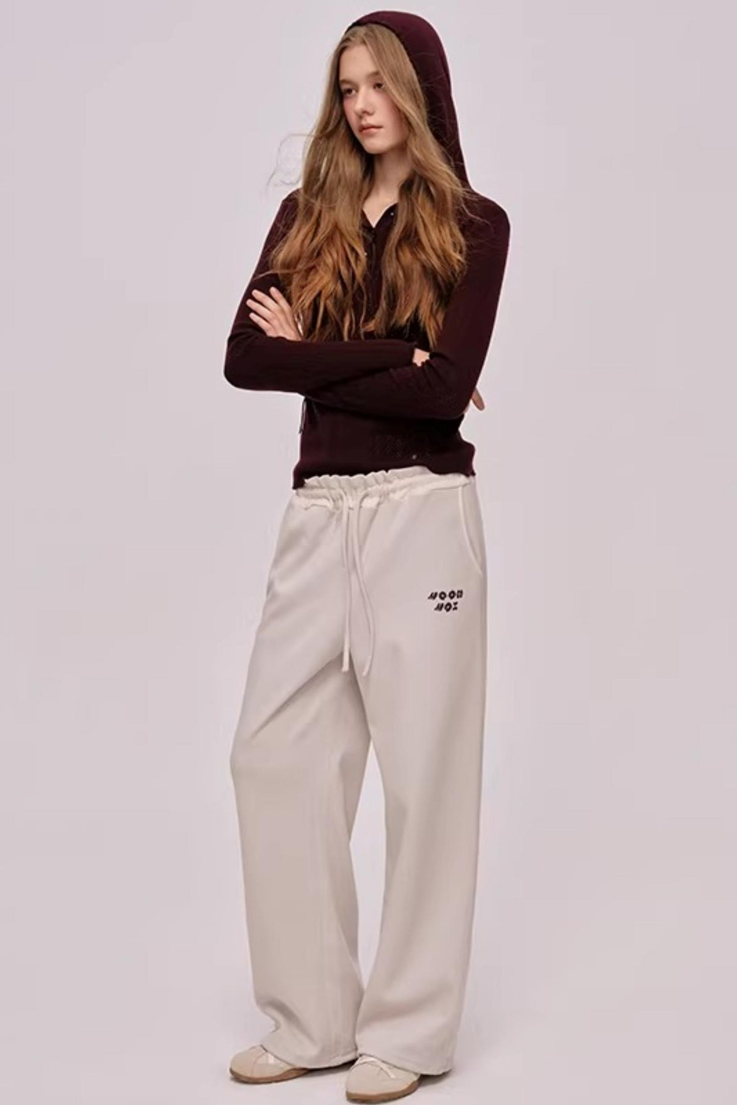 Sheep Wool Silk Hooded Sweater