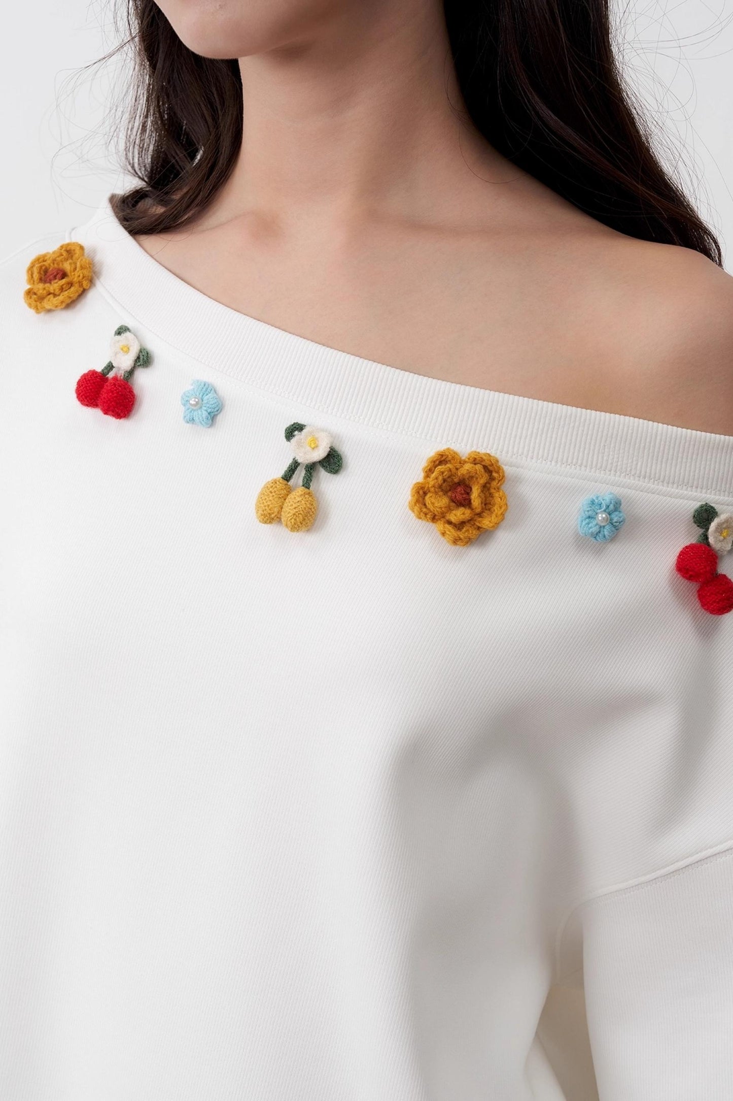 Multi-wear Slanted Shoulder Top