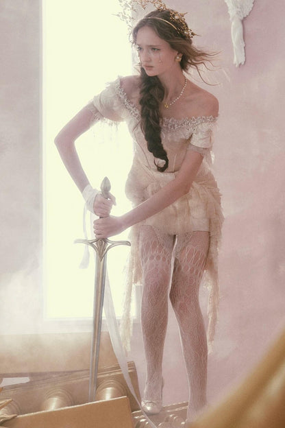 French Boned Lace Dress