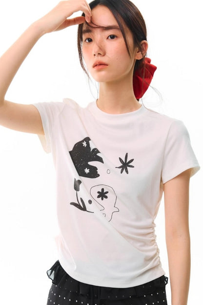 Asuka Inflorescence Tencel Top