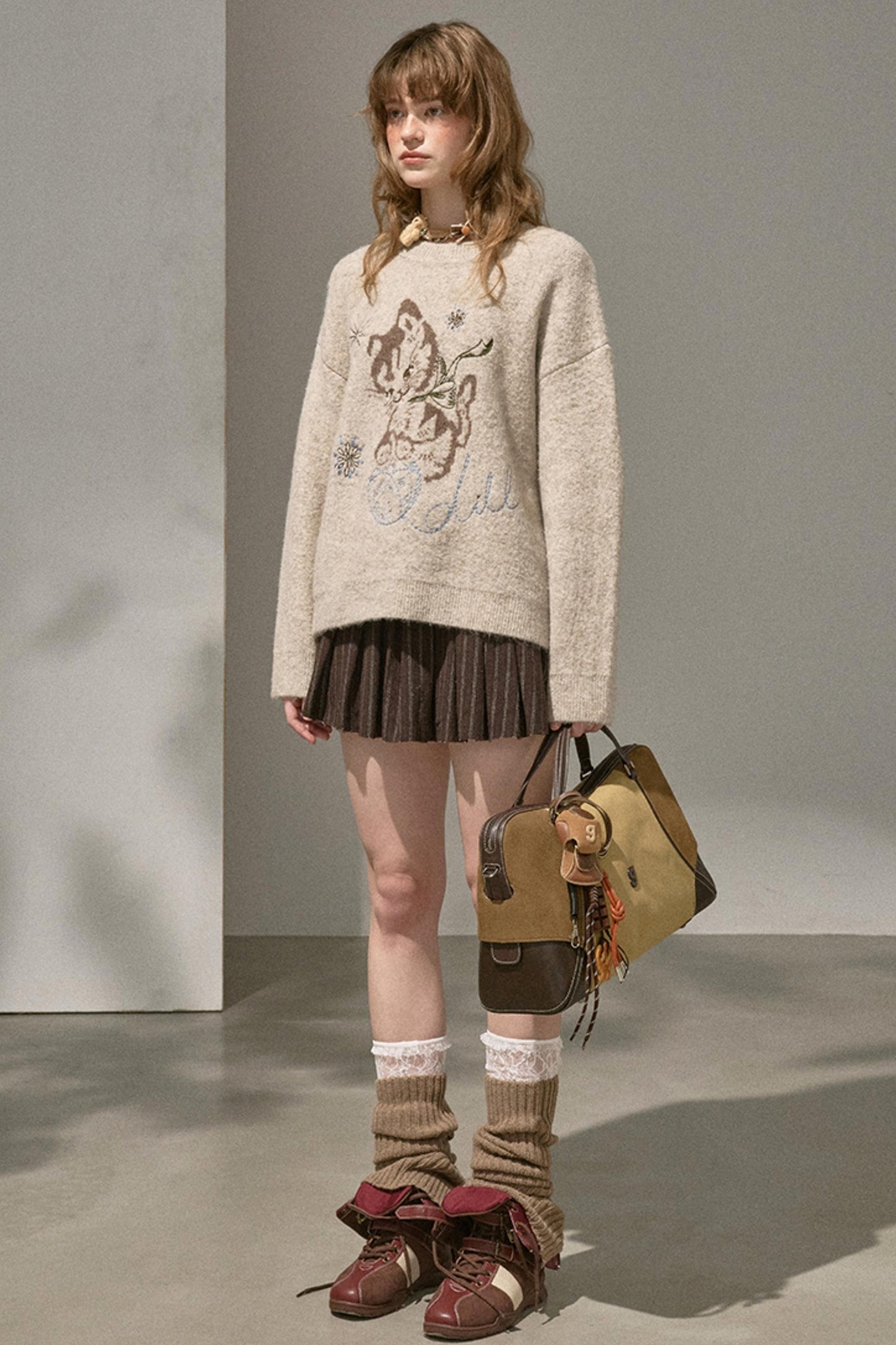 Kitten Knitted Sweater Top