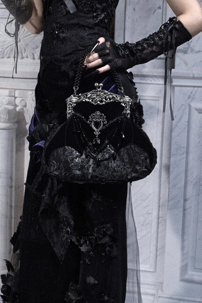 European Velvet Handbag