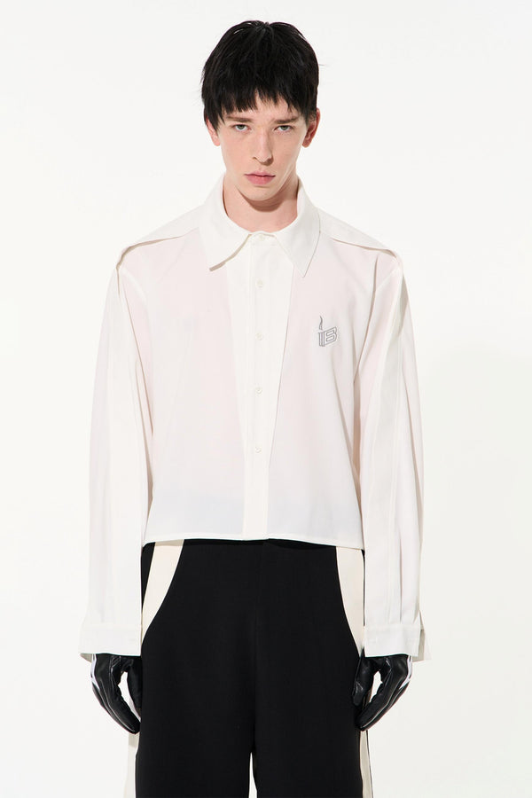 Two-Tone Oversized Long Sleeve Tee