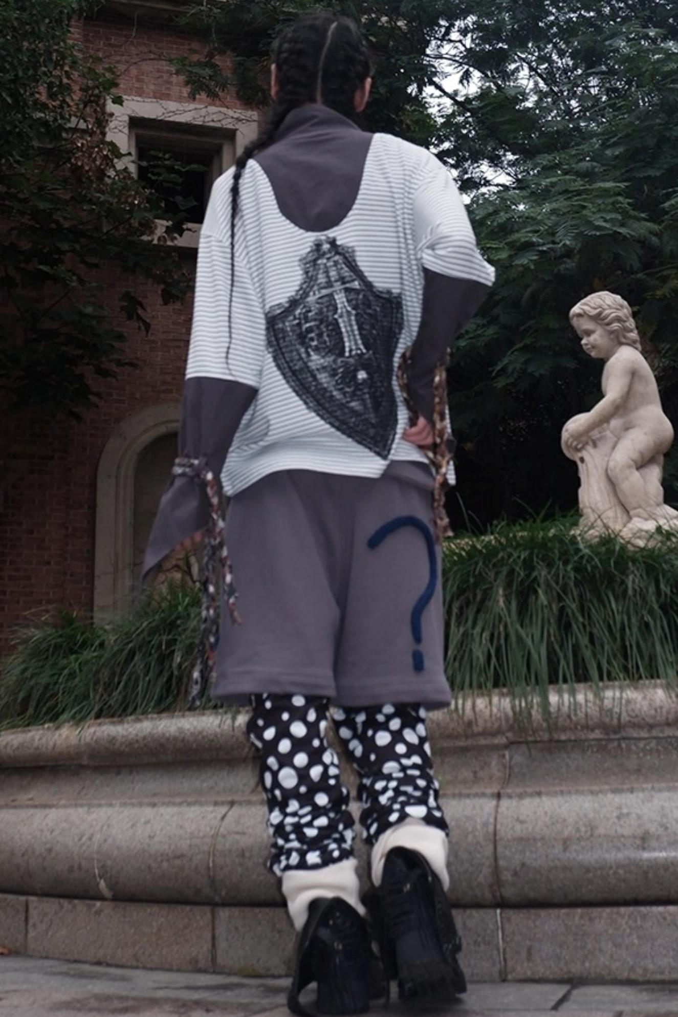 Multi-Tie Loose Long Sleeves Top