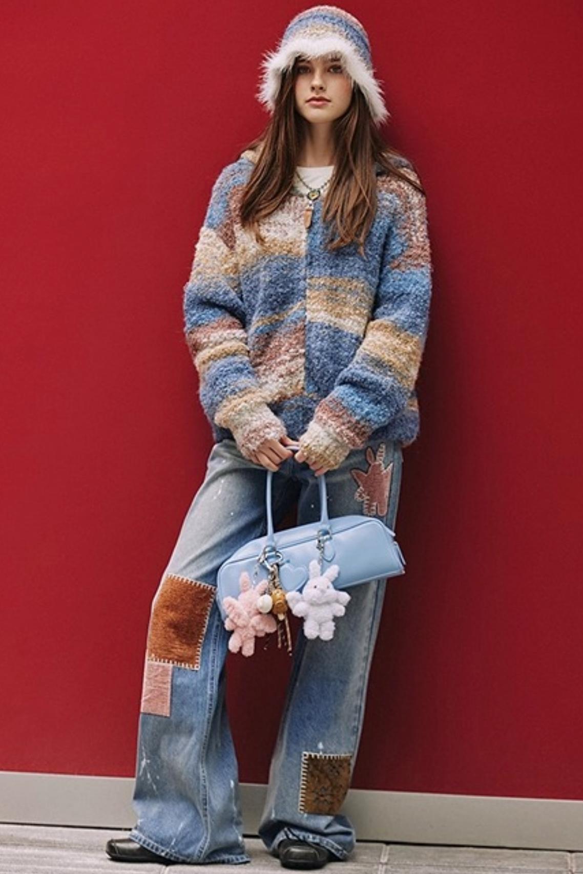 Blue Floral Bucket Hat