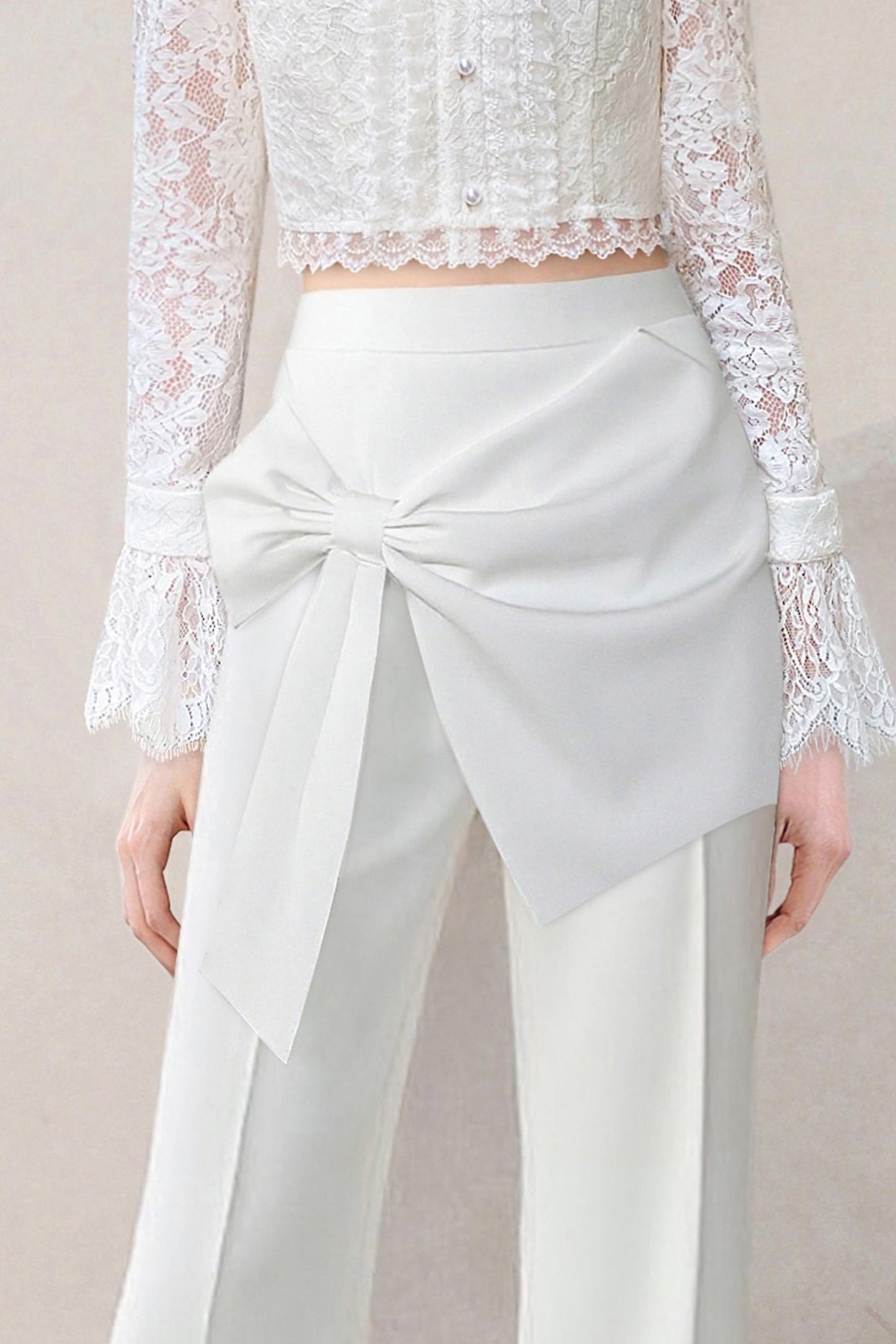 Elegant Lace Top & Pants Set-Up