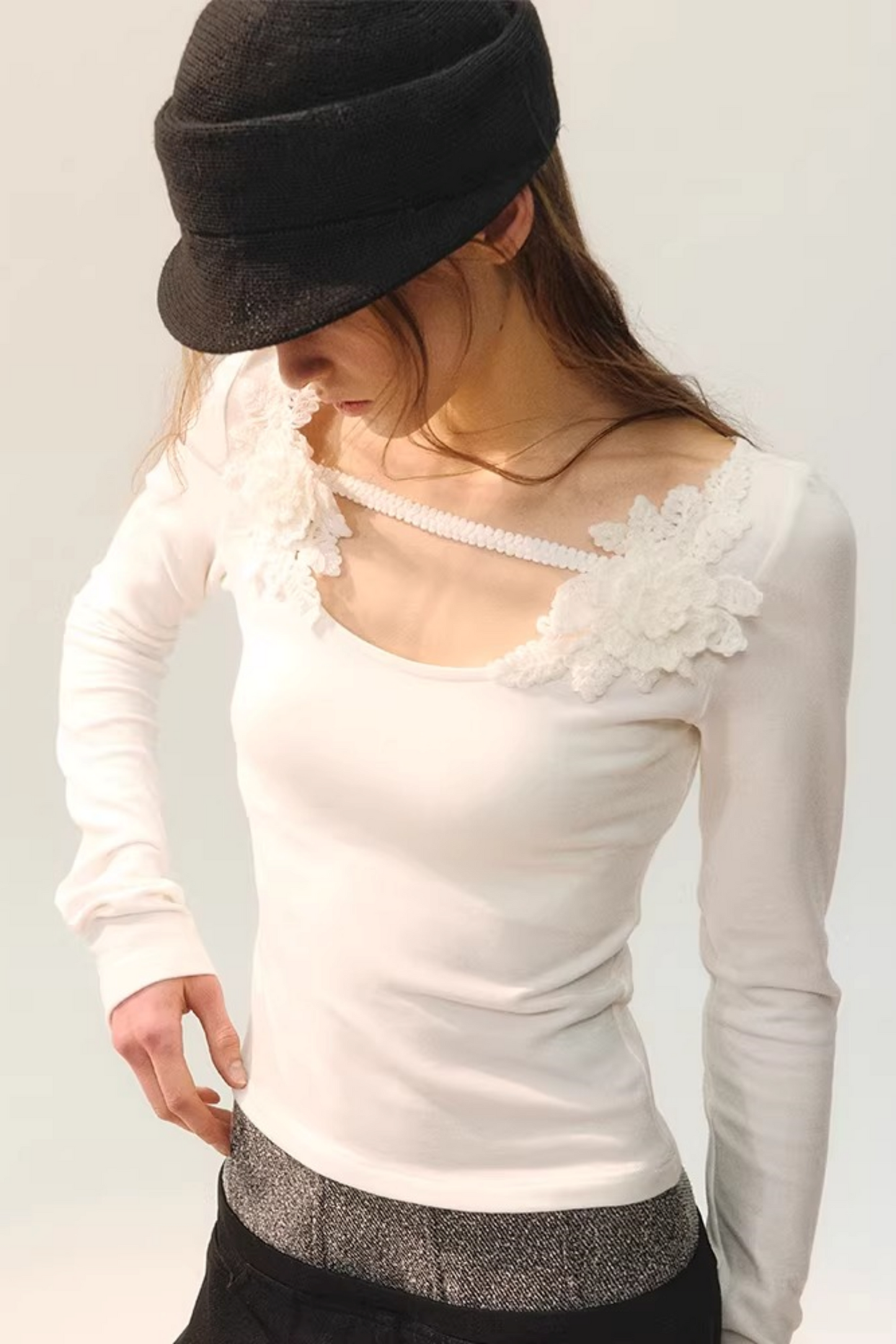 Elegant White Floral Dress