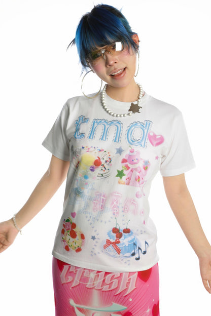 Sweet Cotton Shoulder T-Shirt