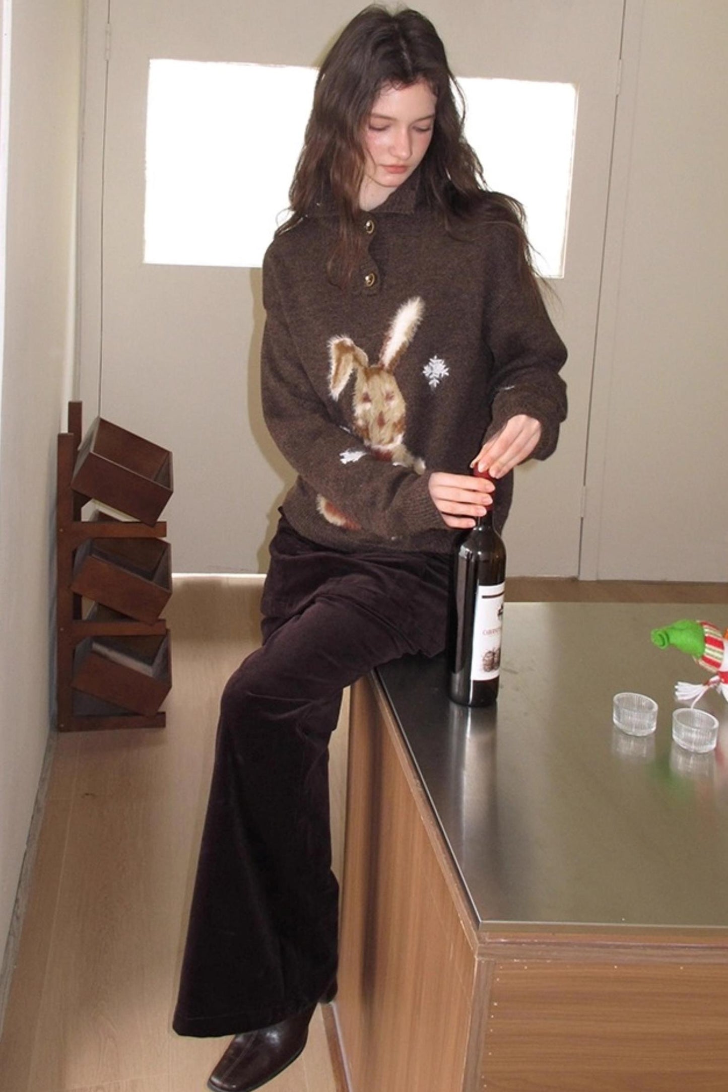 Snow Rabbit Wool Sweater