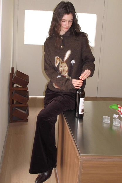 Snow Rabbit Wool Sweater