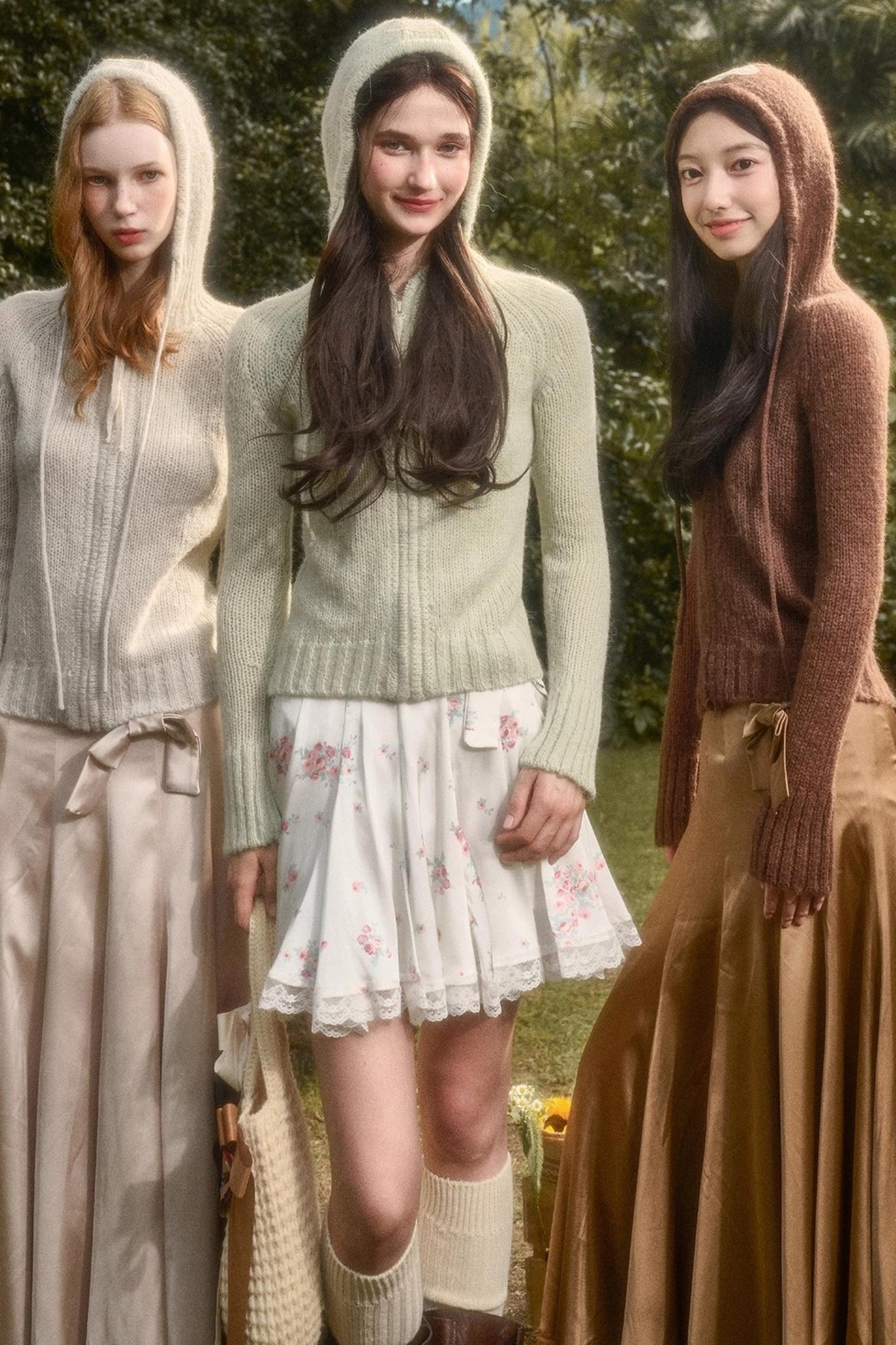 Shiny Satin Maxi Skirt