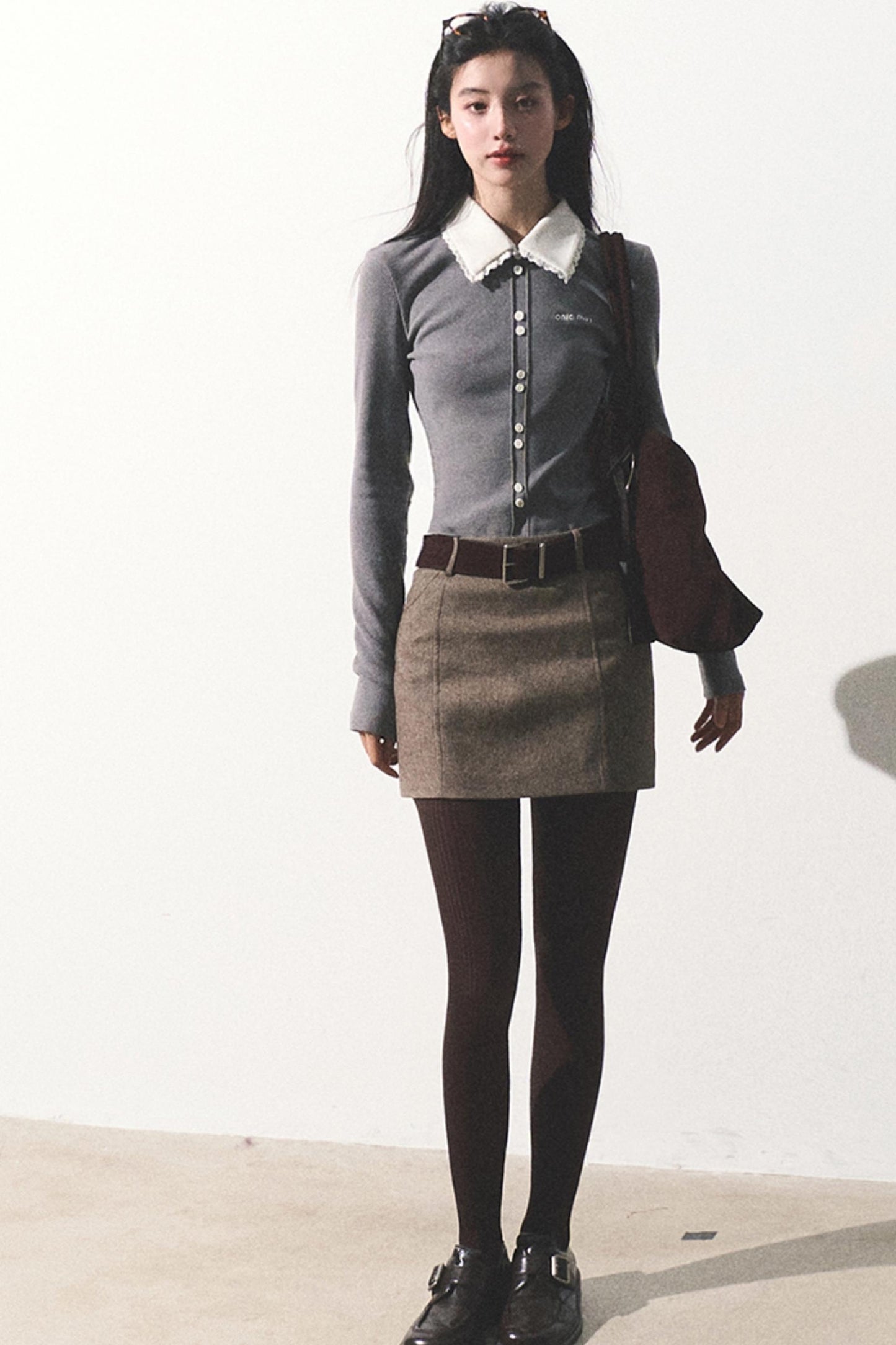 College Classic Wool Fashion Skirt