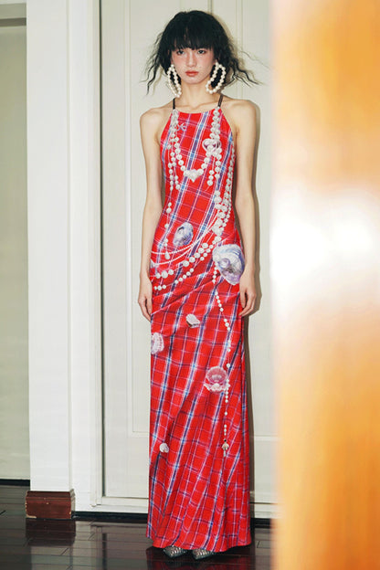 Pearl Backless Dress