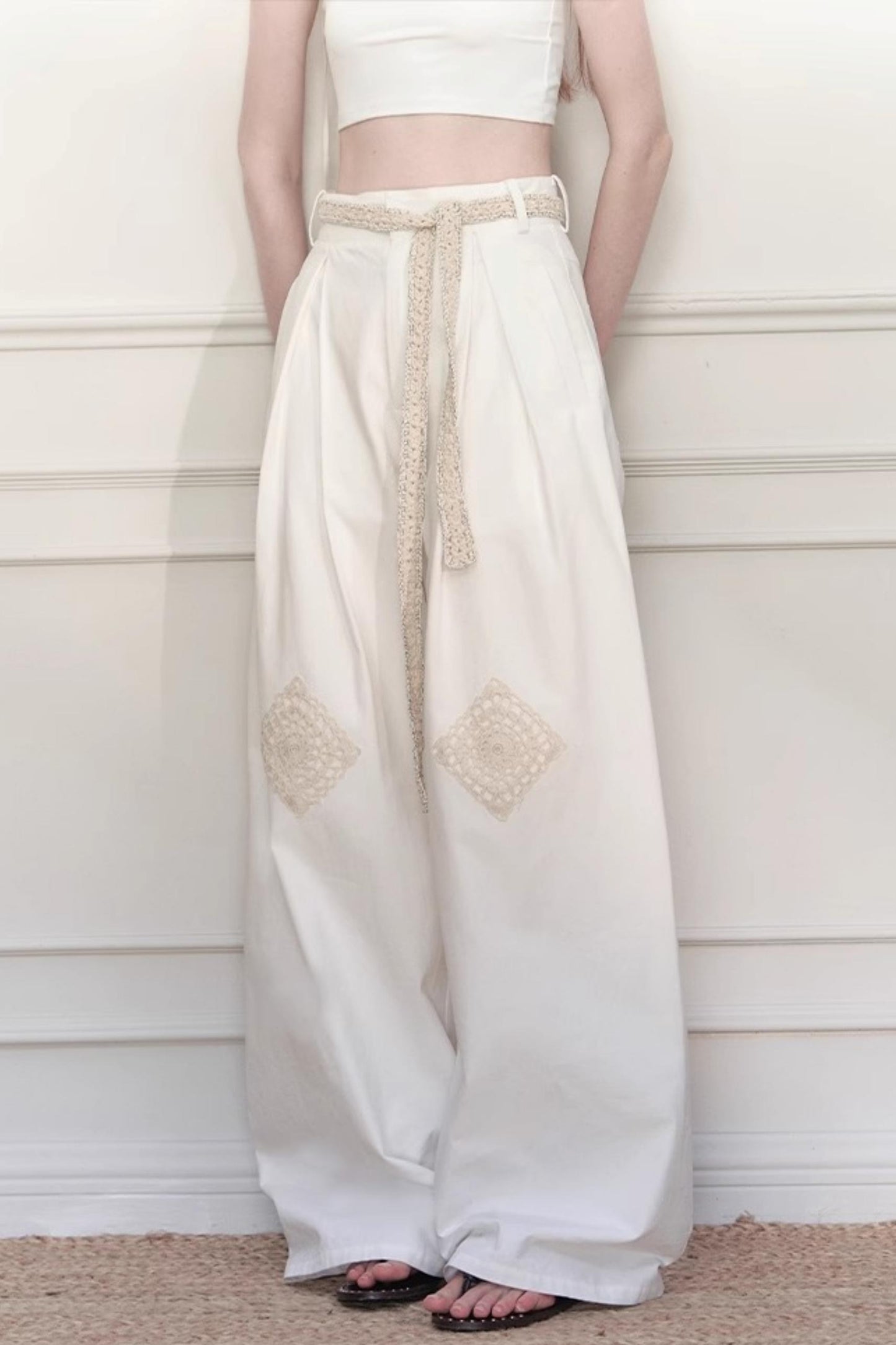 Garden Crochet Pants