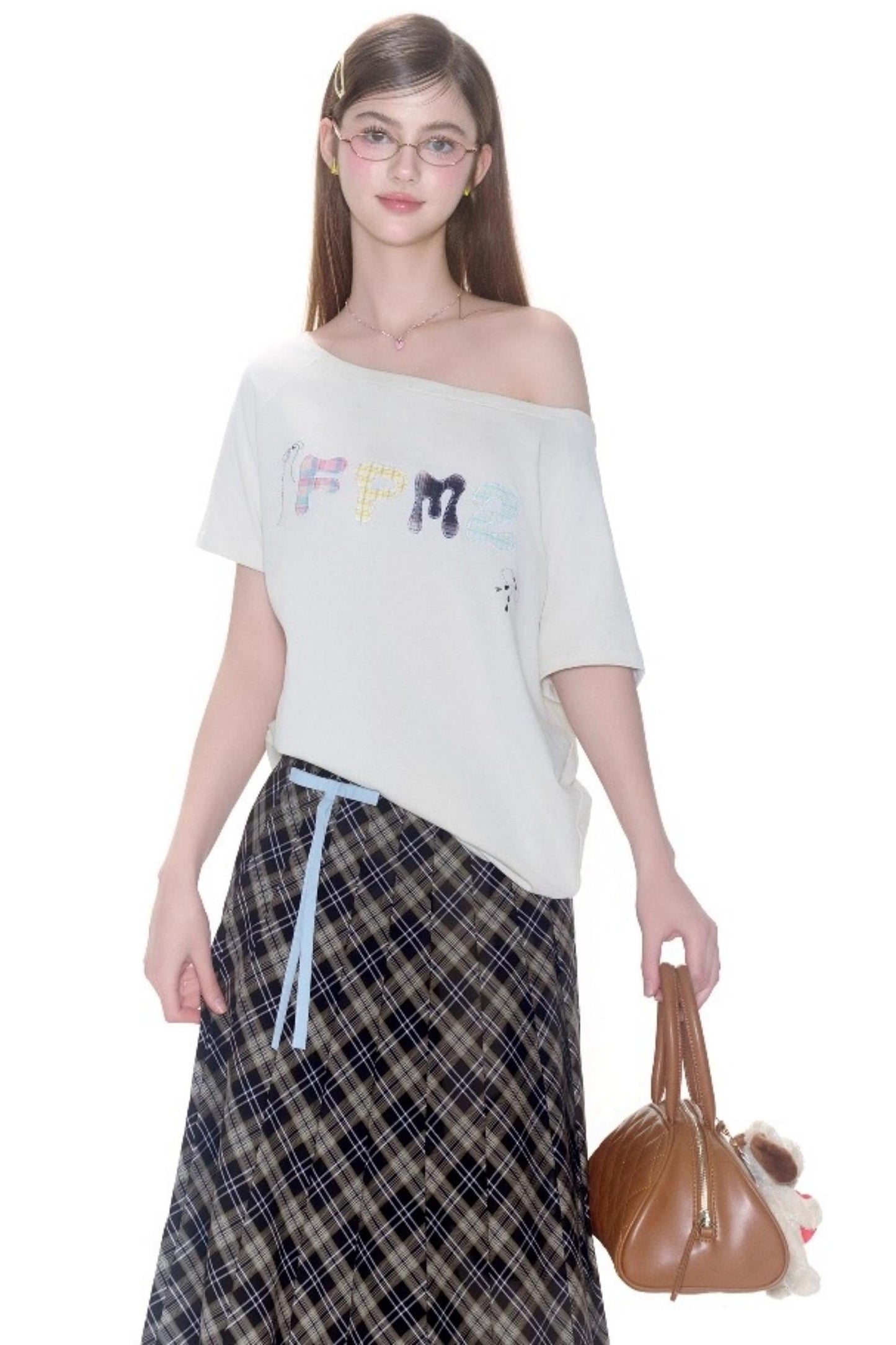 Monogramm-Diamant-T-Shirt