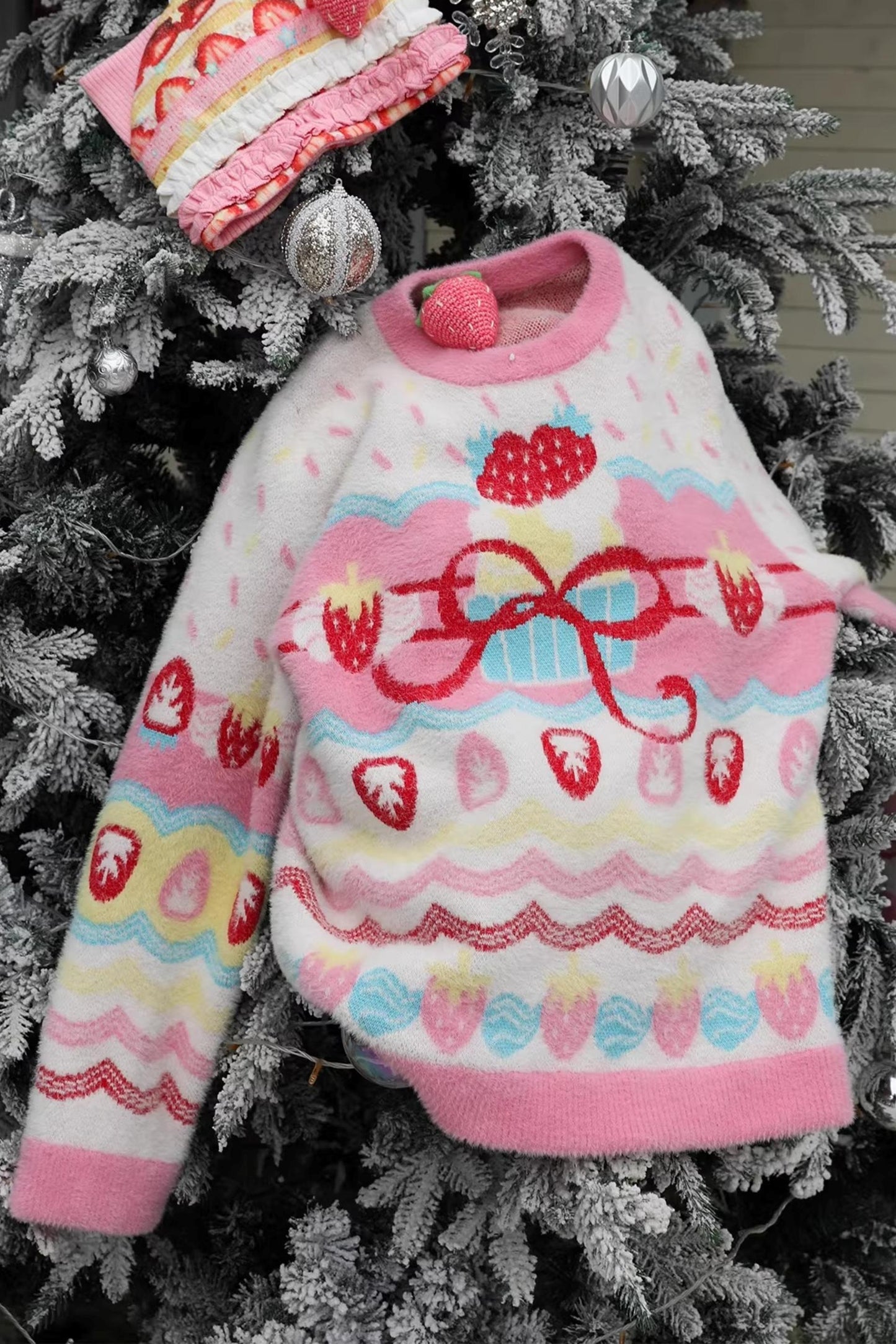 Strawberry Mink Sweater