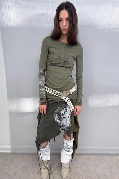 Autumn Original Fringe Wrap Skirt