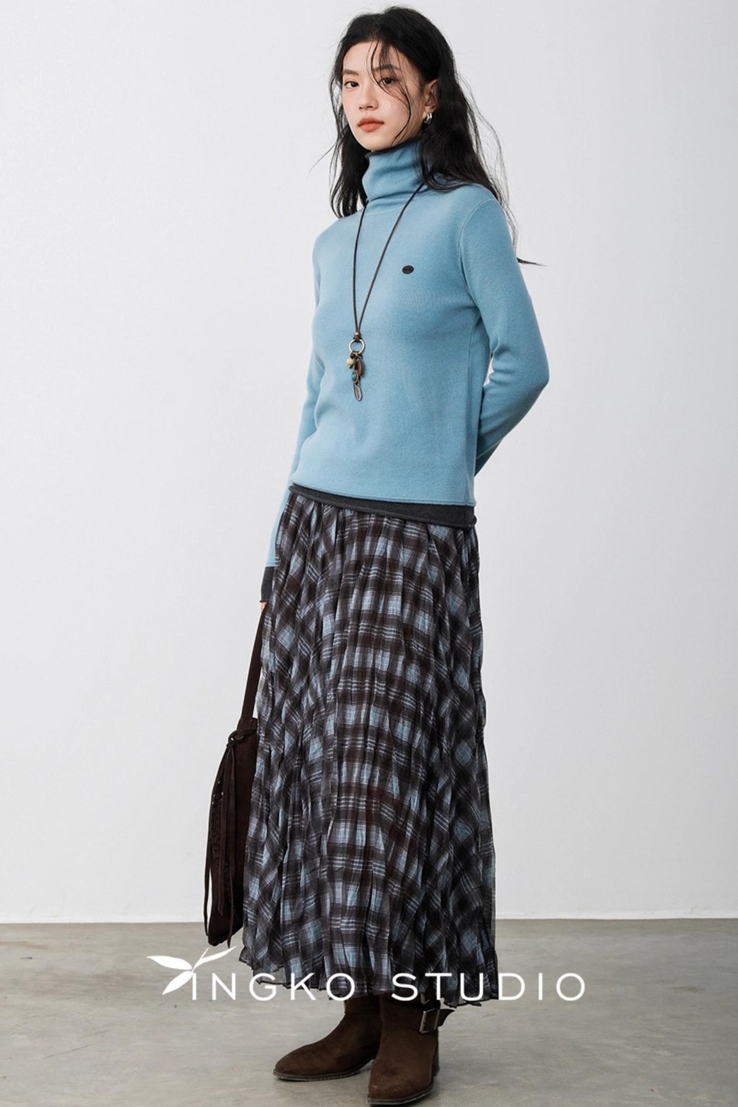 Haze Blue Two-Piece Sweater