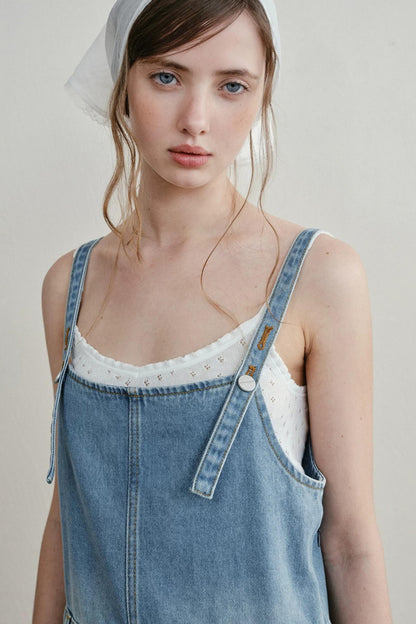 Sea Salt Retro Denim Dress