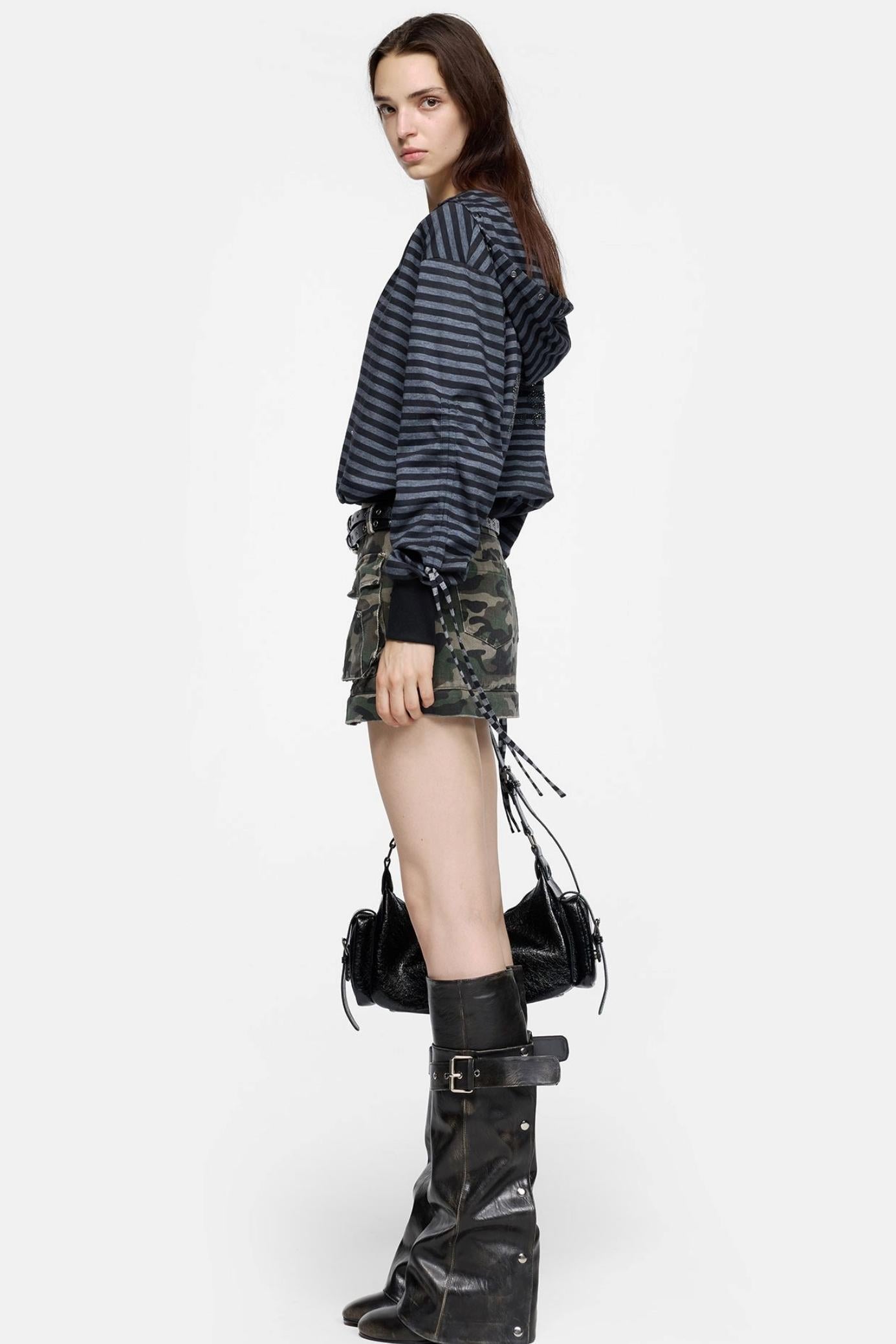 Diamond Hooded T-Shirt