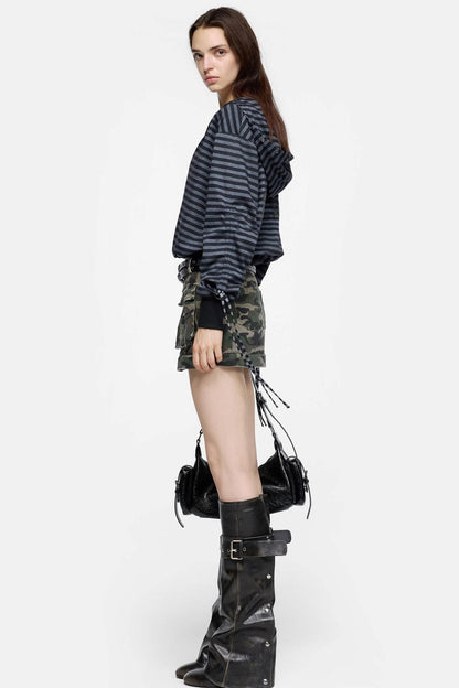 Diamond Hooded T-Shirt