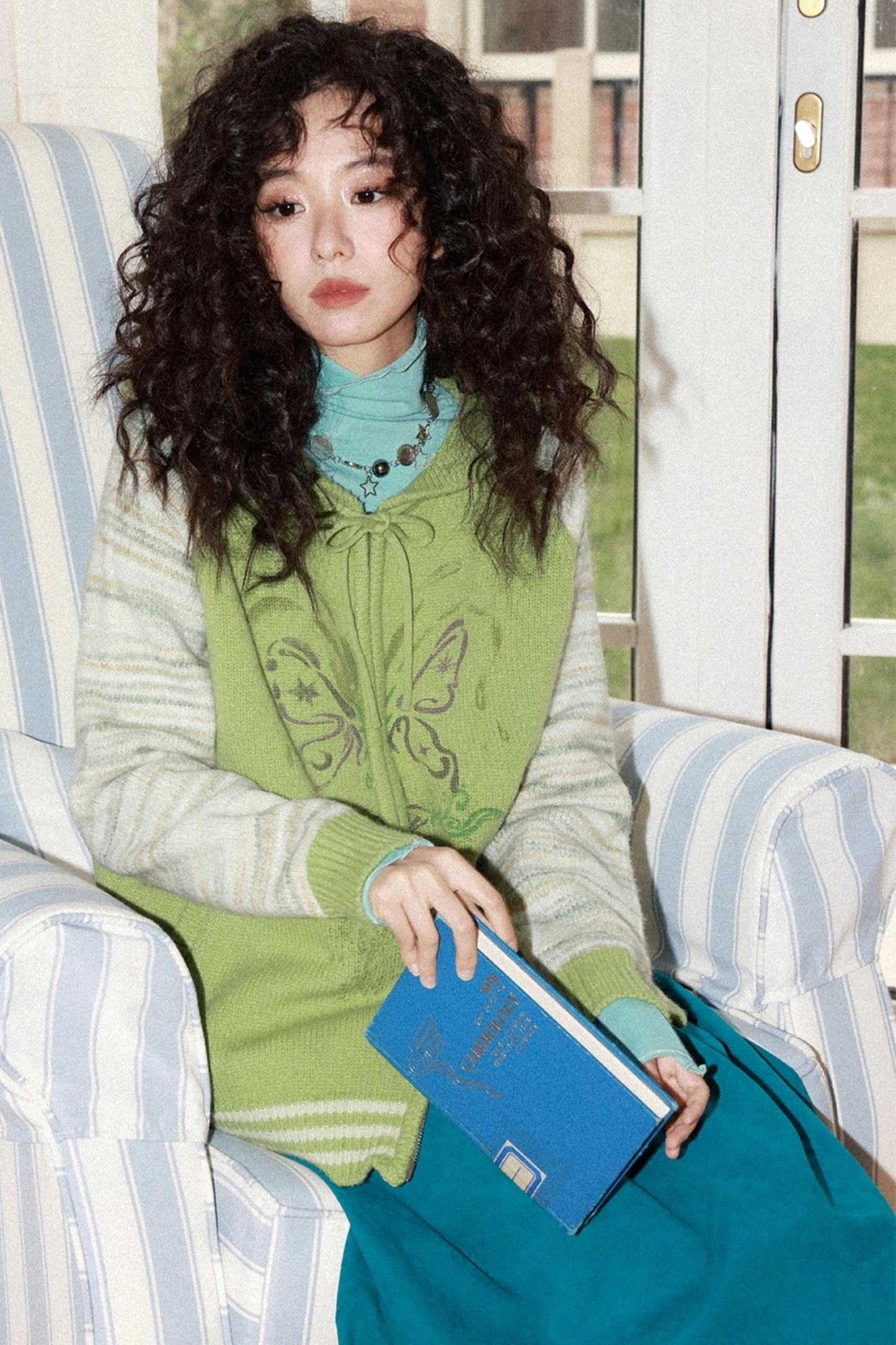 Butterfly Whisper Wool Cardigan