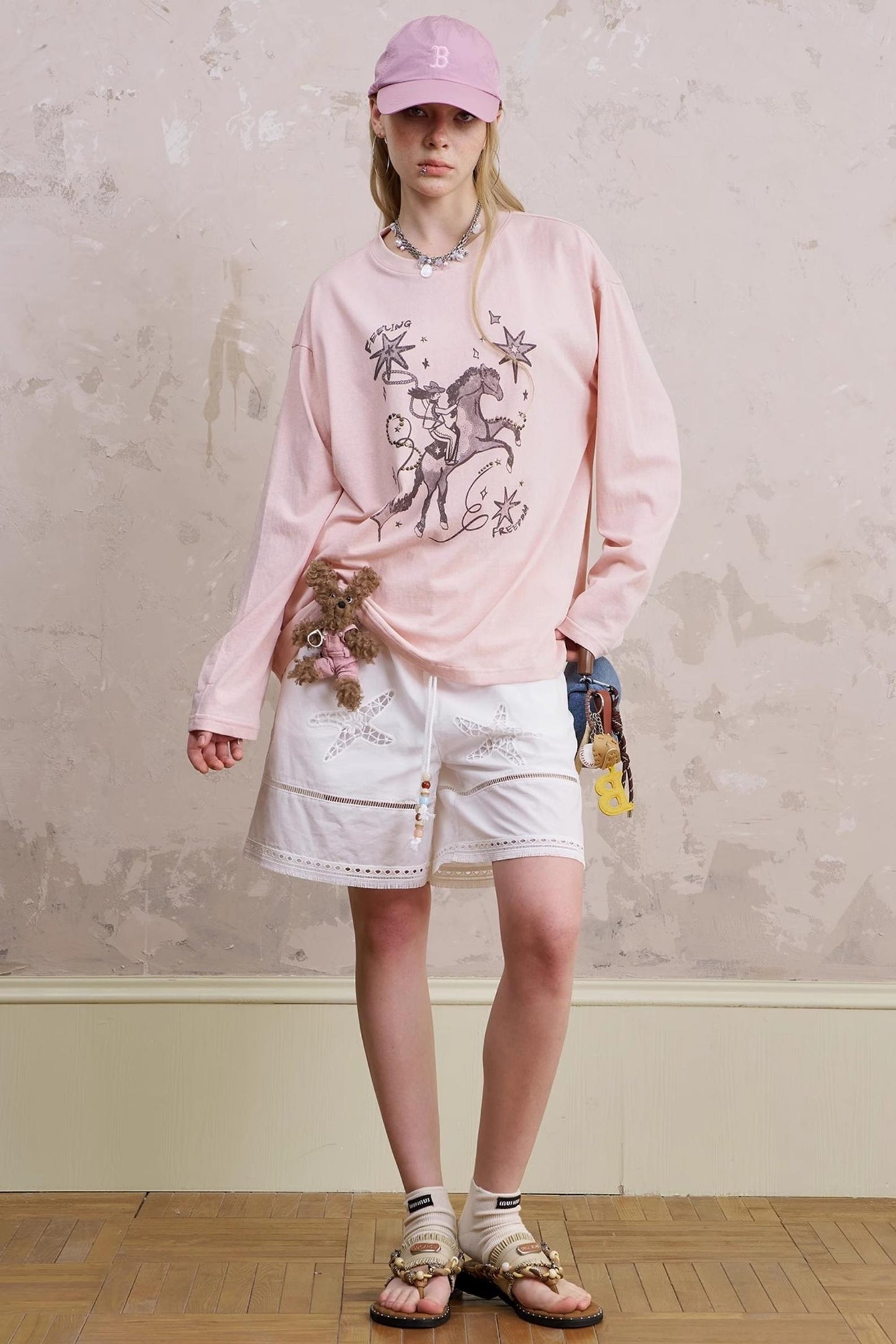 Airy Embroidered Summer Shorts