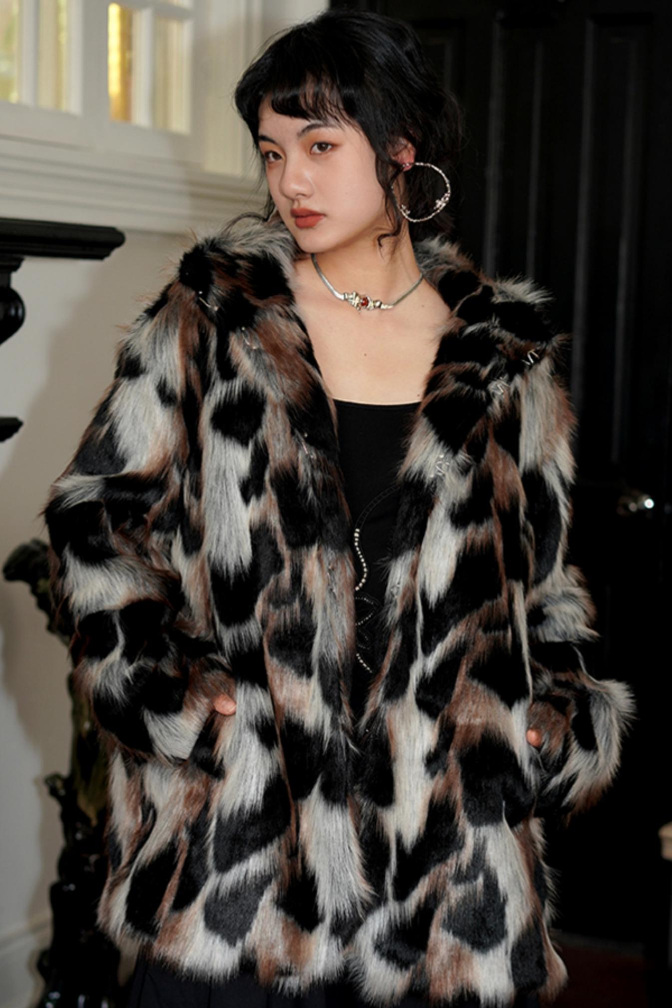 Insulating Loose Fit Fur Coat