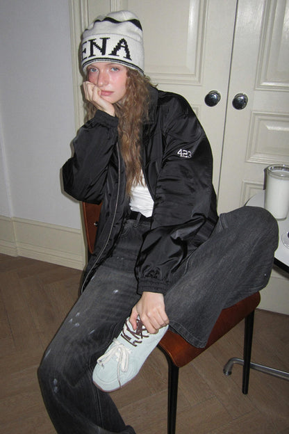 Uena Black Cotton Jacket