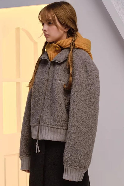 Sheep Wool Knit Balaclava