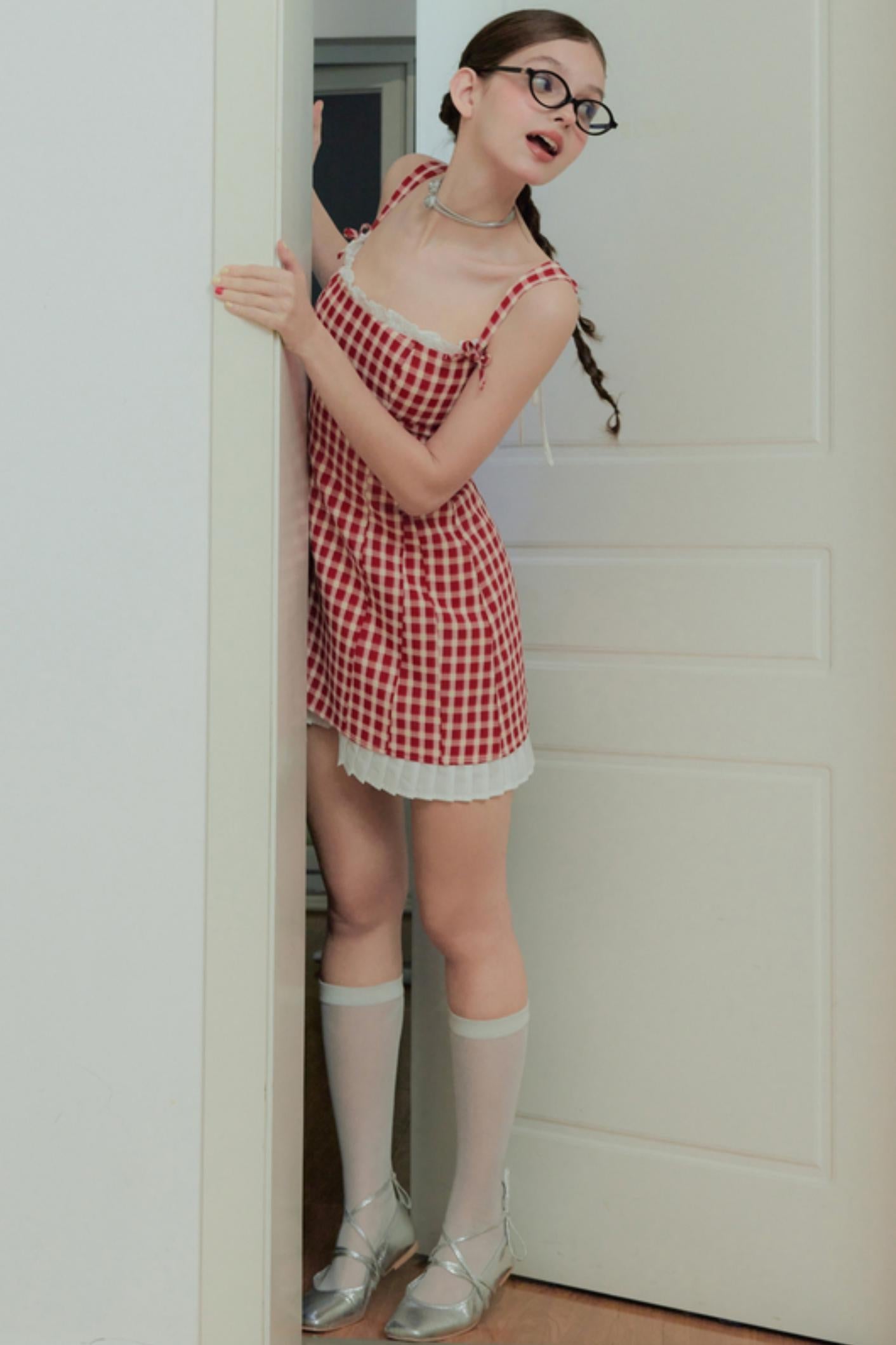 Color Clash A-Line Dress