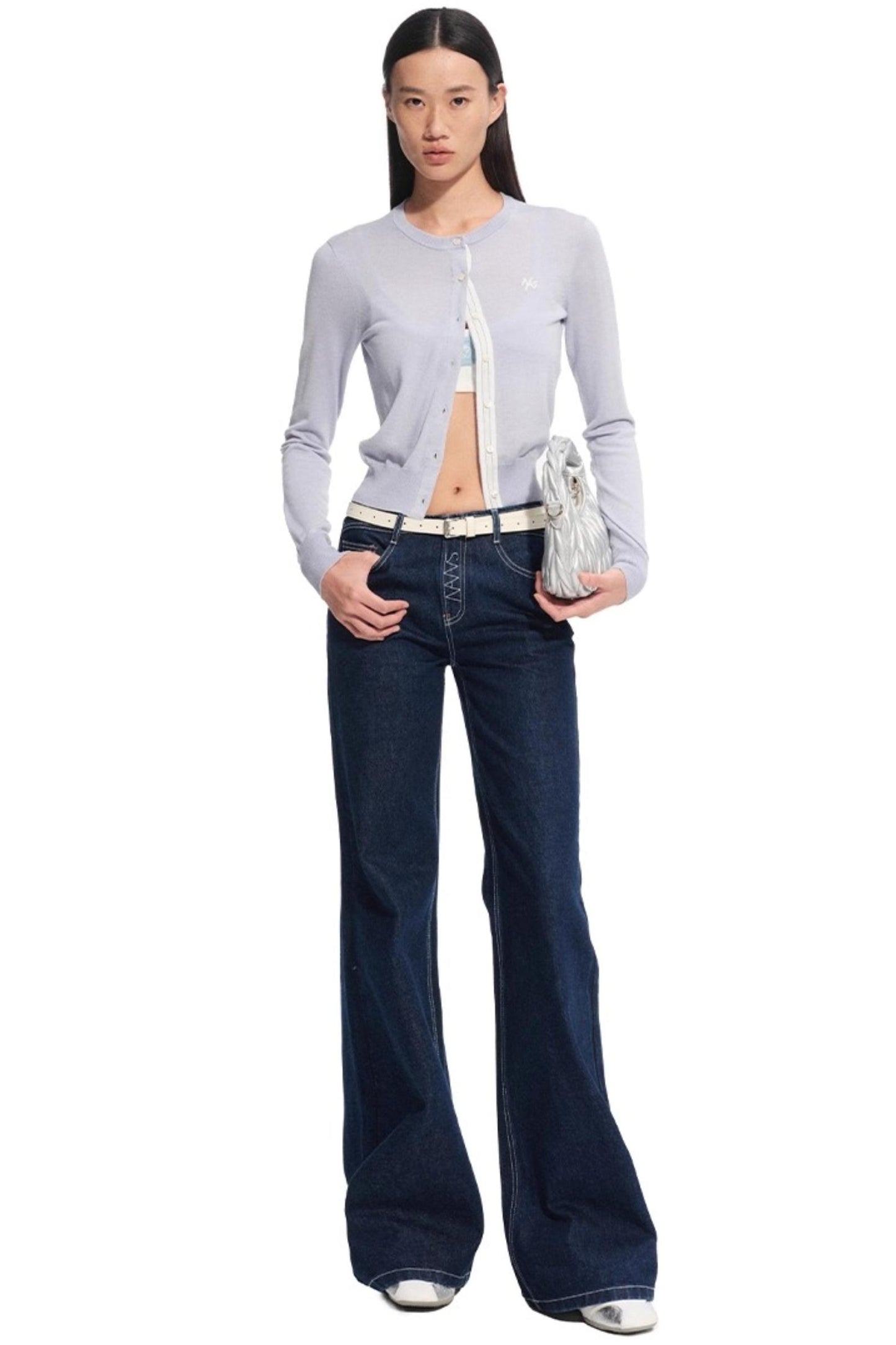 Rosemary Silk Wool Knit Cardigan