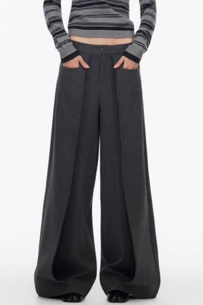 Luxury Pleated Draped Pants