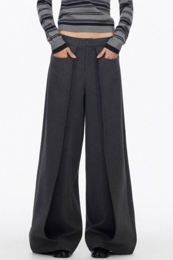 Luxury Pleated Draped Pants