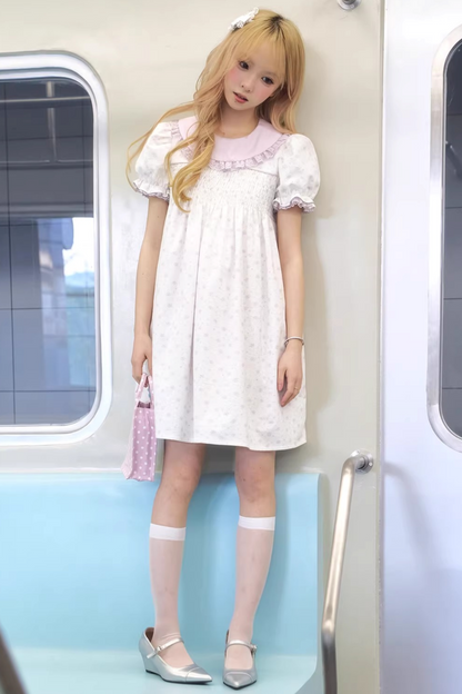 Light Purple Floral Princess Dress