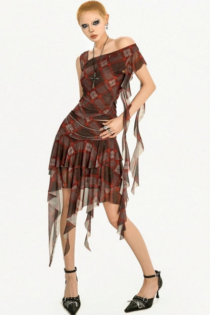 Summer Babes Plaid Skirt