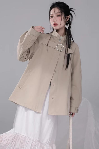 Milk Tea Brown Cape Coat