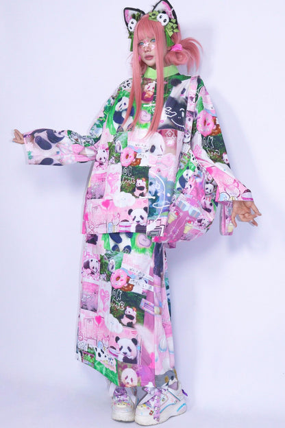 Panda Cartoon Long Skirt