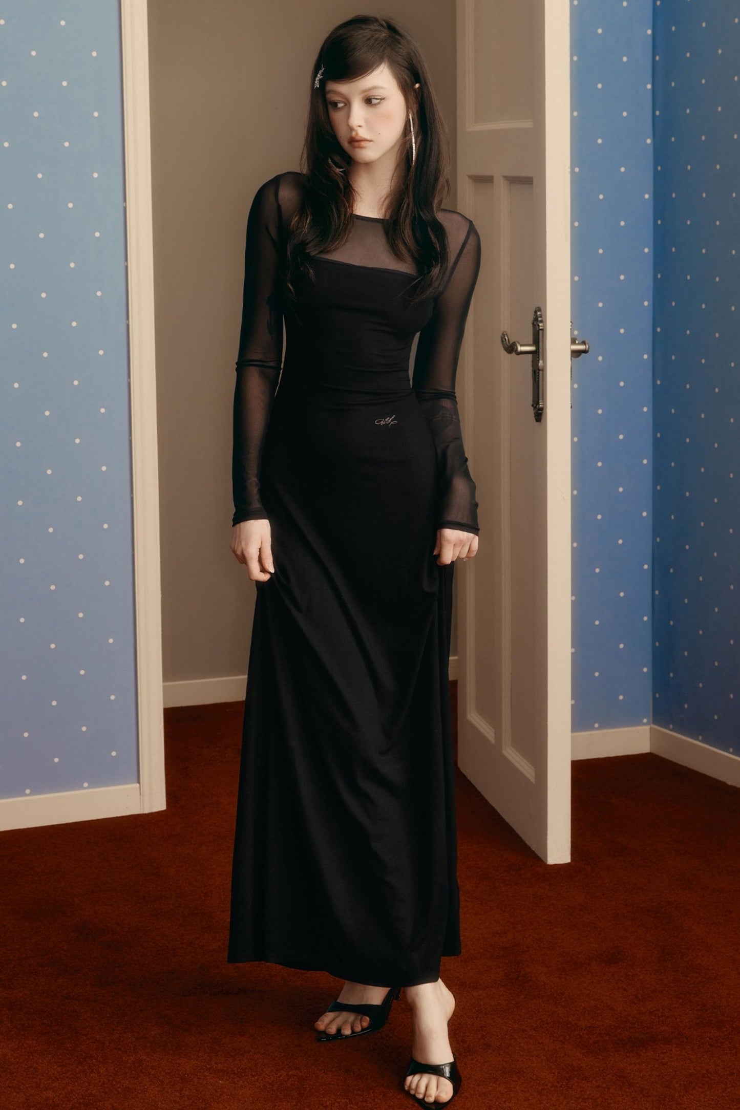 Mesh Patchwork Dress