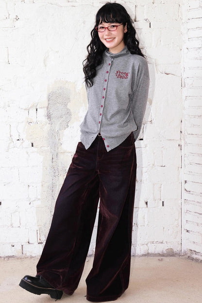 Flocked Light-Reflective Jeans