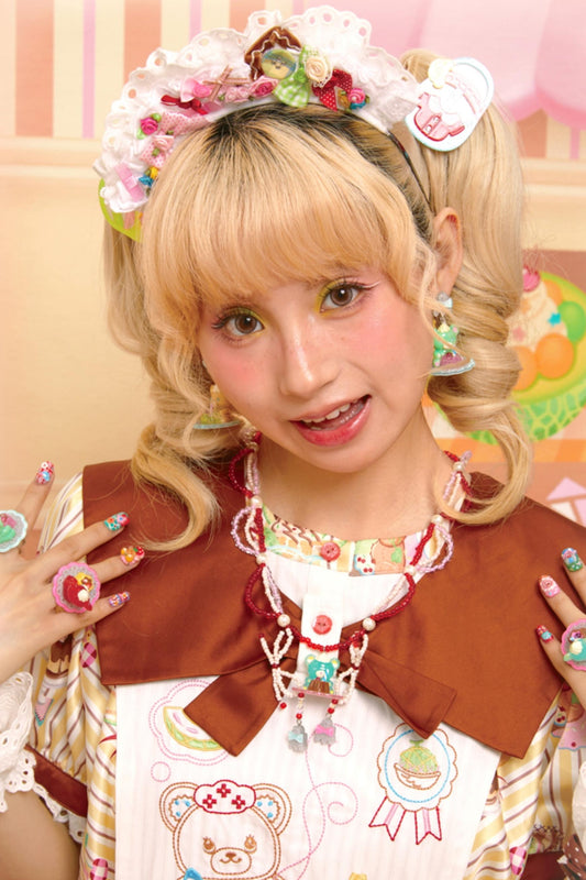 Vintage Pudding Bear Necklace