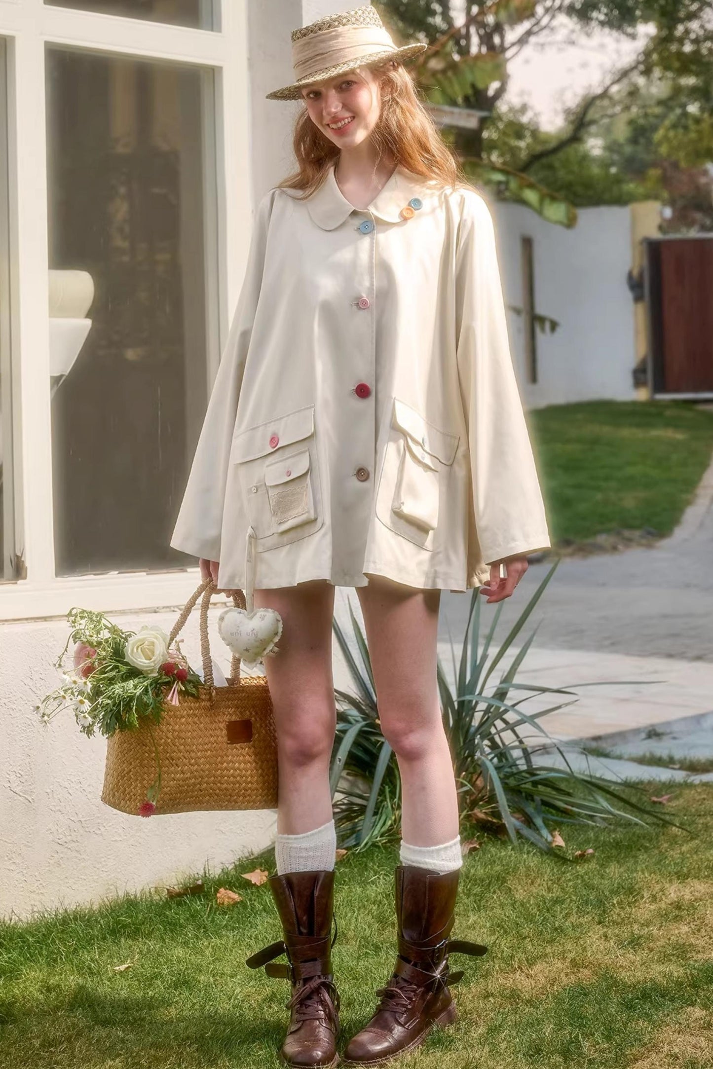 Button Collector Trench Coat