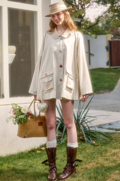 Button Collector Trench Coat