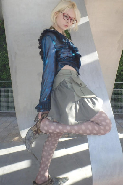 Satin Elegant Mini Skirt